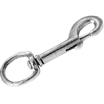 Campbell Chain T7605811 Swivel Round Eye Bolt Snap, Zinc Plated Finish  ~ 3/4&quot;  x 4-1/8&quot;