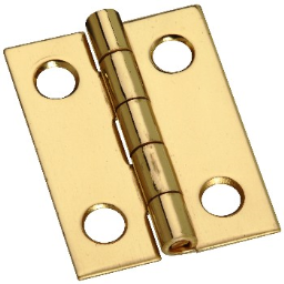 National 211177 Solid Brass Narrow Hinge, Polished ~ 1" x 3/4"