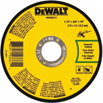 DeWalt DWA8051 Metal Cutting Wheel,  Type I Bonded ~ 4 1/2&quot;