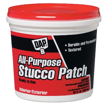 DAP 7079810504 DAP All-Purpose Ready-To-Use Stucco Patch,  White ~  Quart