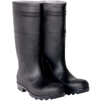 CLC R23009 PVC Rainboots,  Black ~ Size 9  Mens