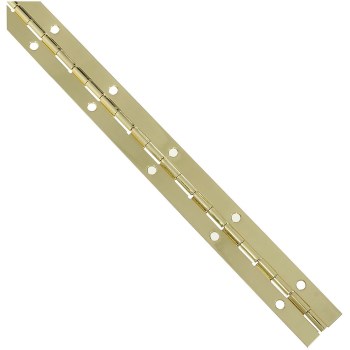 National 265355 Brass Finish Continuous Hinge ~  1 1/16&quot; x  12&quot;
