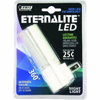 Feit Elec. NL5/LED Night Light,  Rotating Eternalite Auto Sensor