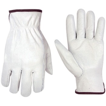 CLC 2065L Lg Wh Cwhide Drvr Glove