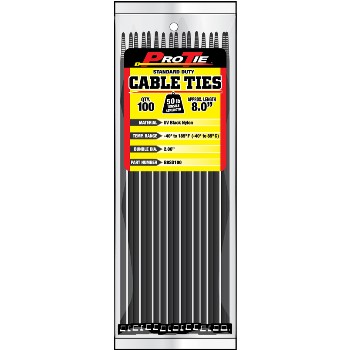KDAR B8SD100 Cable Ties ~ 8in. 100pk