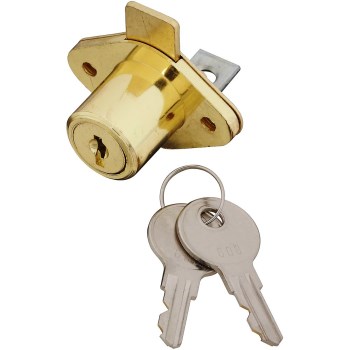 National 185298 Brass Keyed Drawer Locks ~ Keyed Alike: 826