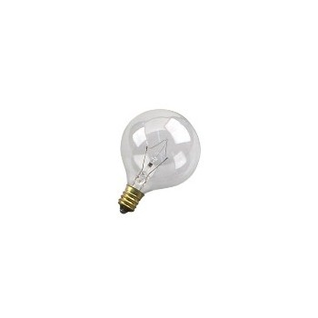 Feit Elec. BP25G161/2 Light Bulb, Globe Clear 120 Volt 25 Watt
