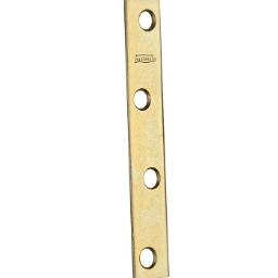 National 191056 Mending Brace, Brass ~ 4" x 5/8"