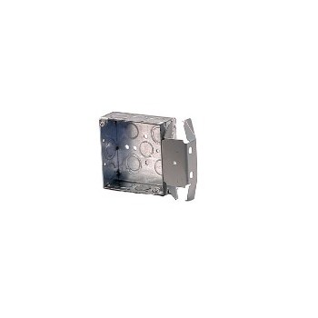 Hubbell/Raco 227 Square Switch Box For Metal Studs, 4 inch