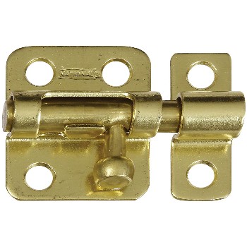 National 213405 Barrel Bolt, Solid Brass ~ 2 inches