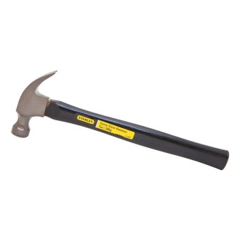 Stanley 51-613 Curved Claw, Wood Handle Nailing Hammer ~ 7 oz