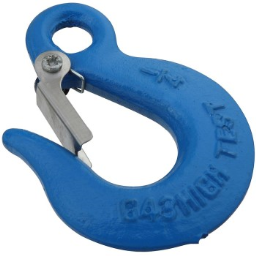 National 265504 Zinc plated Eye Slip Hook Wth latch, 3247 bc 1 / 4 inches