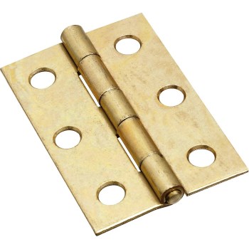 National 146290 Non-removable Pin Hinges, Brass Finish ~ 2 1/2&quot;