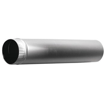 Deflect-O DP244 Aluminium Vent Pipe ~ 4&quot; X 24&quot;