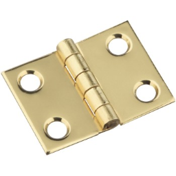 National 211326 Solid Brass Broad Hinge, 4 pack ~ 3/4" x 1"