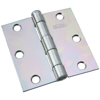National 139832 Loose-Pin Broad Hinge, Zinc Plated ~ 3&quot; x 3&quot;