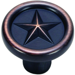 Hardware House  644286 Texas Star Cabinet Knob, Classic Bronze