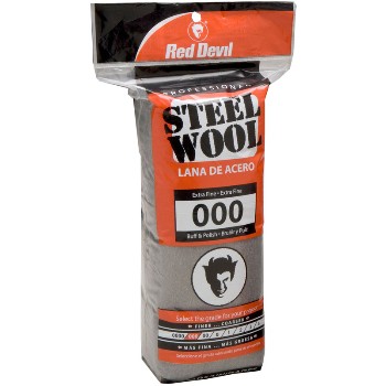 Red Devil 0311 Steel Wool Pads,  #000 Extra Fine  ~ 16 Pads/Pack