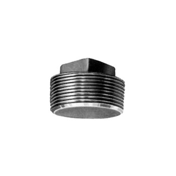 Anvil/Mueller 8700159257 Square Head Plug - Black Steel - 1/2 inch