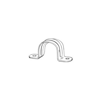 Hubbell/Raco 2094 Conduit Strap, Two Hole, Steel, 1 inch