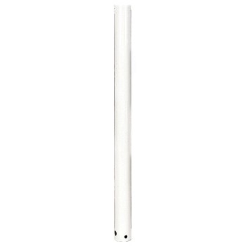 Hardware House  449355 Ceiling Fan Down Rod, White Gloss Finish ~ 36&quot;