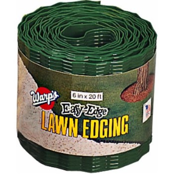 Warp Bros LE-620-G Easy-Edge Lawn Edging, Green ~ 6&quot; x 20 ft