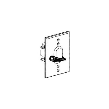 Hubbell/Raco 5141-5 Switch Cover, Weather Proof Single Gang 3 Way