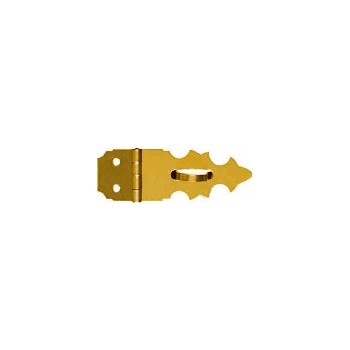 National 211466 Solid Brass/Pb Decorative Hasp, Visual Pack 1824 5/8 x 1 - 7/8