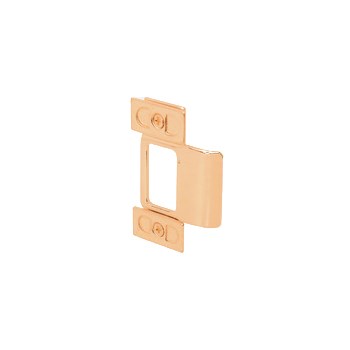 PrimeLine/SlideCo U9486 Adjustable Door Strike, Brass Plated ~ 2 Piece