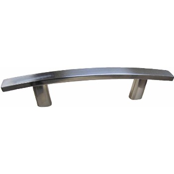 Hardware House  146104 Square Bar  Cabinet Pull, Satin Nickel Finish ~ 3&quot; CTC