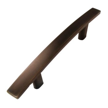 Hardware House  147194 Square Bar Cabinet Pull, Classic Bronze Finish ~ 3&quot; CTC