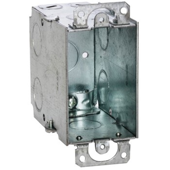 Hubbell/Raco 8601 Deep Switch Box,  3&quot; x 2&quot; x 3.5&quot; Deep