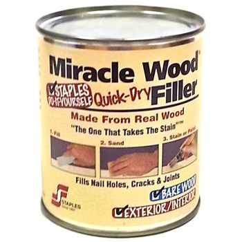 HF Staples  902 Miracle Wood Quick-Dry Filler ~ 1/2 Lb