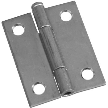 National 141838 Removable Pin Hinges, 2&quot;  x 1.56&quot; Zinc ~ Pack of 2