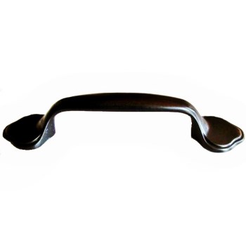Hardware House  147439 Clover Design Cabinet or Drawer Pull, Classic Bronze Finish ~ 3&quot;  C to C
