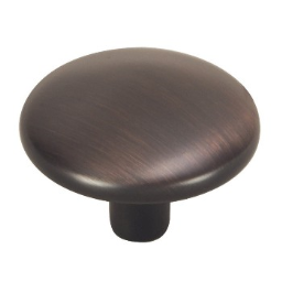 Hardware House  599548 Round Cabinet Knob, Bronze 1 1/4 inch
