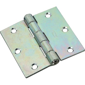 National 261651 Non-Removable Pin Hinge, Zinc Plated ~ 3 1/2&quot;