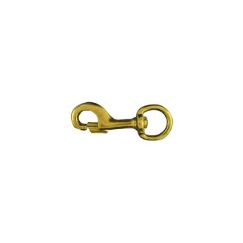 National 258590 Swivel Round Bolt Snap, Solid Bronze ~ 1 1/4" x 4 3/4"