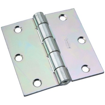 National 140616 Non-Removable Pin Hinge,  Zinc Plated ~ 3 1/2&quot;
