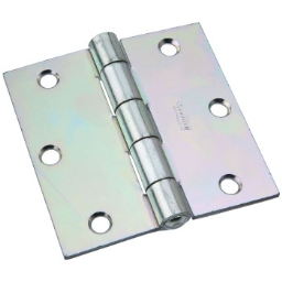 National 140616 Non-Removable Pin Hinge,  Zinc Plated ~ 3 1/2"