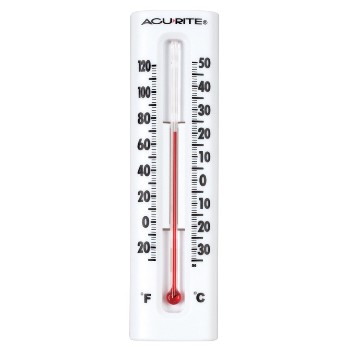 Chaney/AcuRite 00338 Thermometer ~ Wall Mount,  6.25&quot;