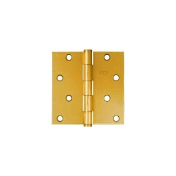 National 176644 Satin Brass Door Hinge, Visual Pack 512 4 x 4 inches