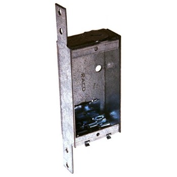 Hubbell/Raco 404 Shallow Switch Box With Q Clamps, 3 x 2 inch