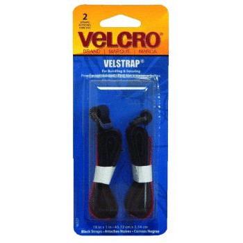 Velcro 90107 Wrap-A-Strap, 1&quot;  x 18 &quot; - 2 Pack