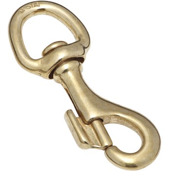 National 258582 Swivel Round Eye Bolt Snap, Solid Bronze  ~ 3/4&quot; x  3 5/16&quot;
