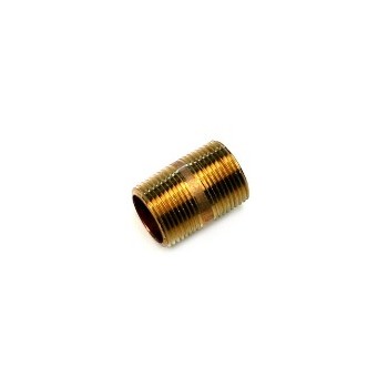 Anderson Metals 38300-1215 Nipple - Red Brass - 0.75 x 1.5 inch