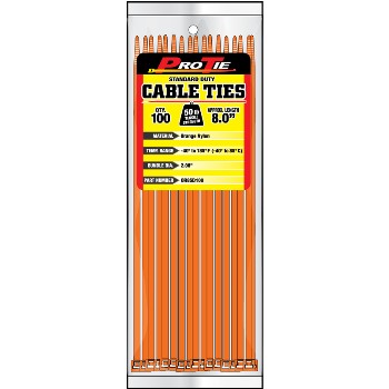 KDAR OR8SD100  Cable Ties ~ 8in. 100pk