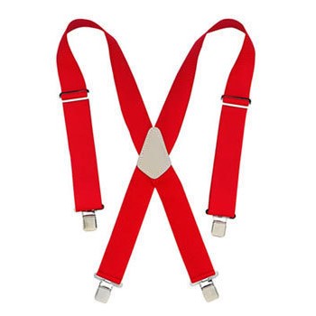 CLC 110RED Red Suspenders