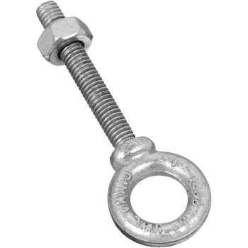 National 245126 Forged Steel Eye Bolt, Galvanized ~ 3/8&quot; x 2 1/2&quot;