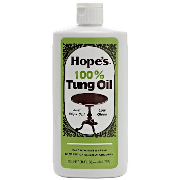 Hope&#39;s  16TO12 Tung Oil, 100% Pure ~ Hope Company,  One Pint